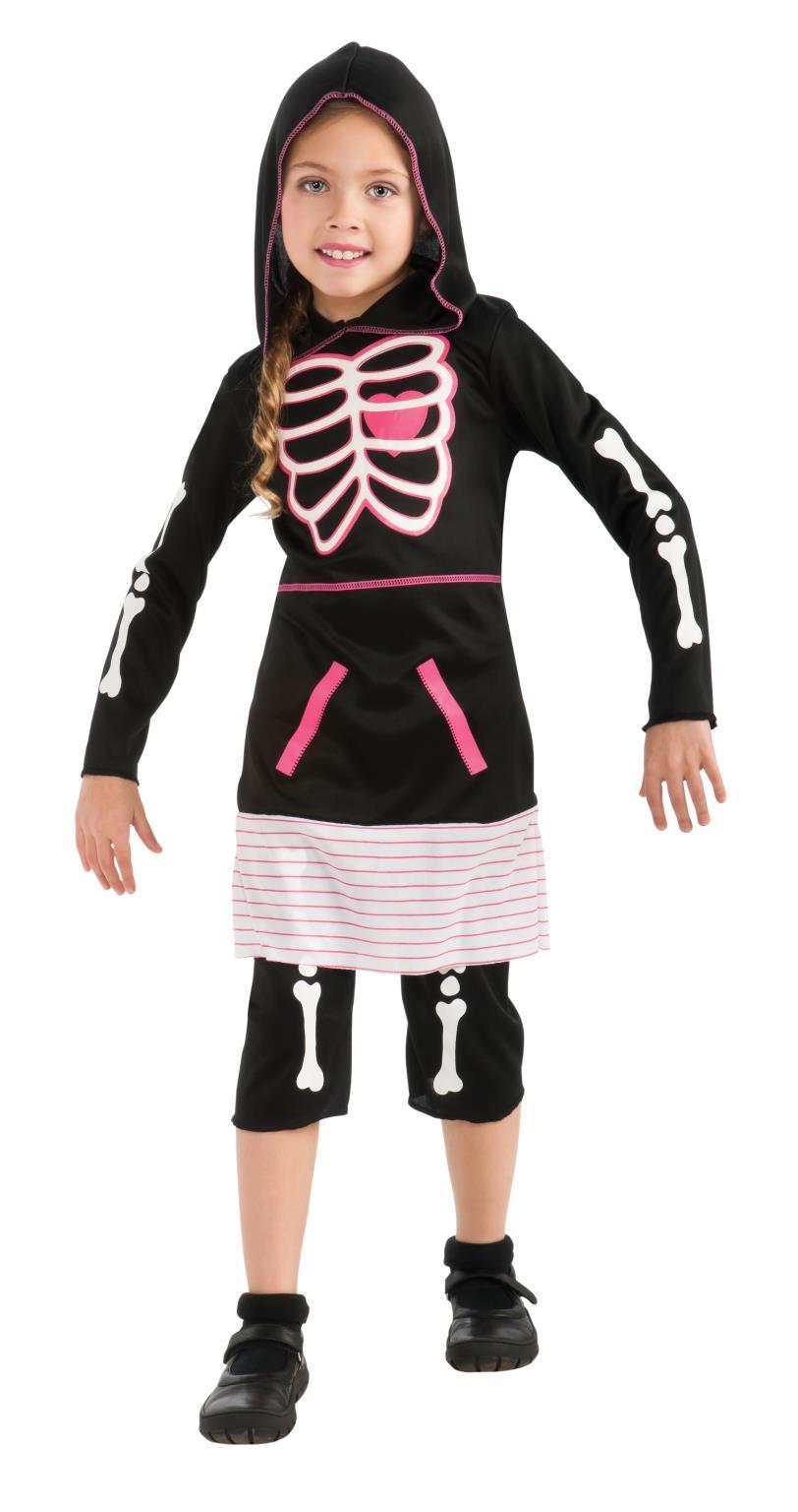 Pink Skeleton Girls Halloween Costume by Rubies Costumes only at  TeeJayTraders.com