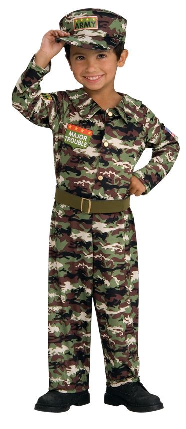 Soldier Major Trouble Boy Costume by Rubies Costumes only at  TeeJayTraders.com