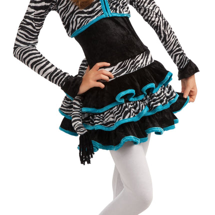 Zebra Tween Girl Costume by Rubies Costumes only at  TeeJayTraders.com