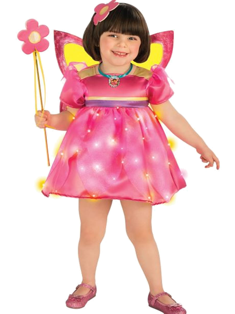 Crystal Fairy Dora Girls Costume by Rubies Costumes only at  TeeJayTraders.com