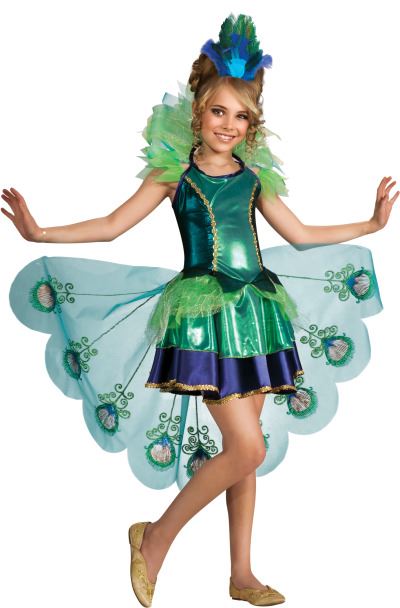 Cute Peacock Girls Costume by Rubies Costumes only at  TeeJayTraders.com