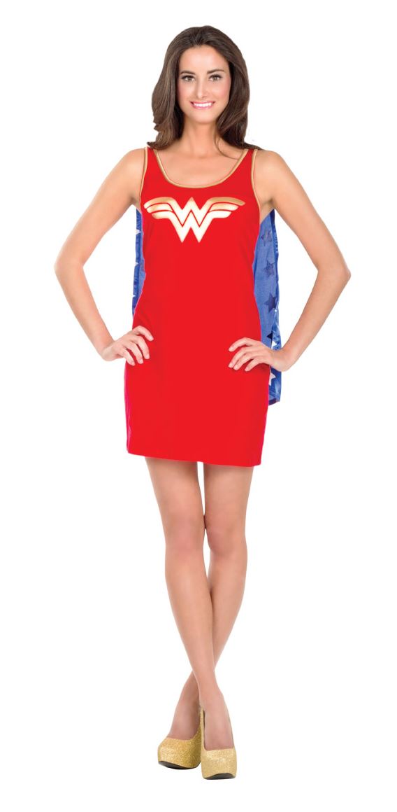 Wonder Woman Tank Dress Woman Costume by Rubies Costumes only at  TeeJayTraders.com