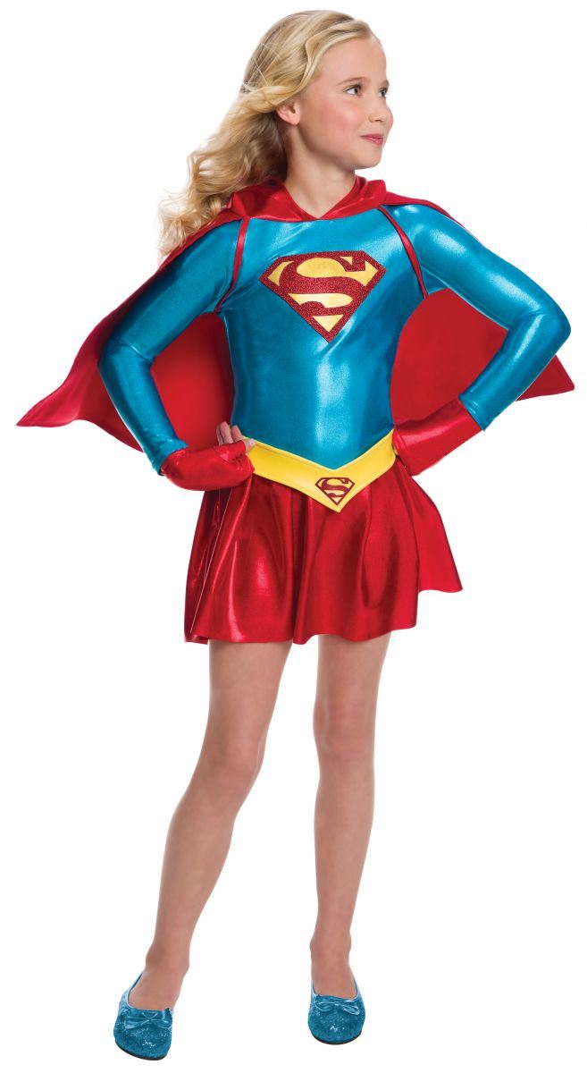 Supergirl Girls Costume by Rubies only at  TeeJayTraders.com