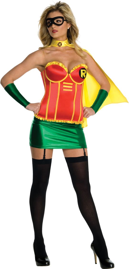 Justice League Super Sexy Robin Woman Costume by Rubies Costumes only at  TeeJayTraders.com