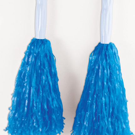 Pom Pom Plastic Blue by Rubies only at  TeeJayTraders.com