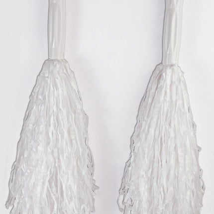 Pom Pom Plastic White by Rubies only at  TeeJayTraders.com