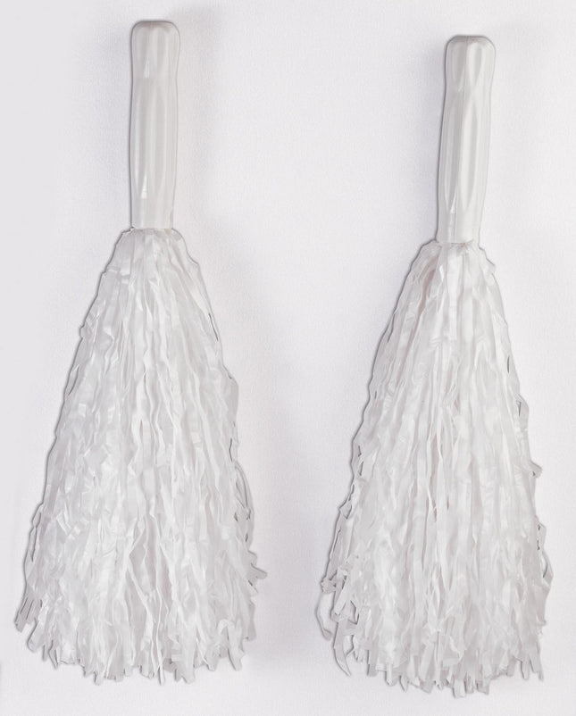 Pom Pom Plastic White by Rubies only at  TeeJayTraders.com