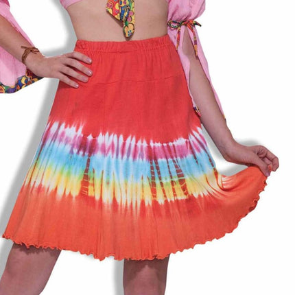 Dream Hippie Tie Dye Women Mini Skirt by Halloween Resource Center only at  TeeJayTraders.com - Image 2