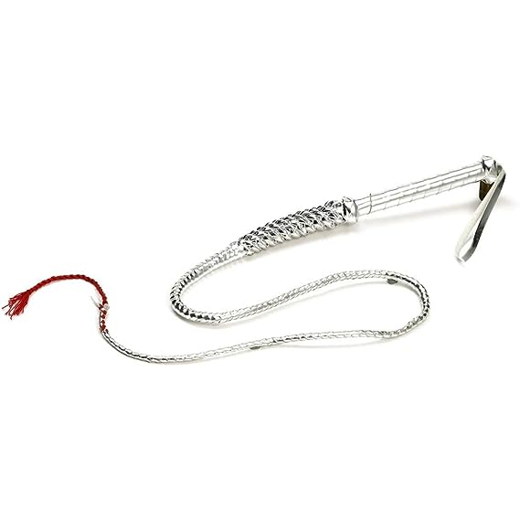 Wild West Metallic Unisex Silver Whip by Halloween Resource Center only at  TeeJayTraders.com