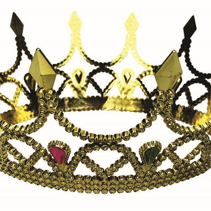 Royal Queen Crown Gold by Rubies Costumes only at  TeeJayTraders.com