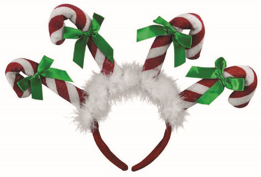 Candy Cane Adult Headband by Rubies only at  TeeJayTraders.com