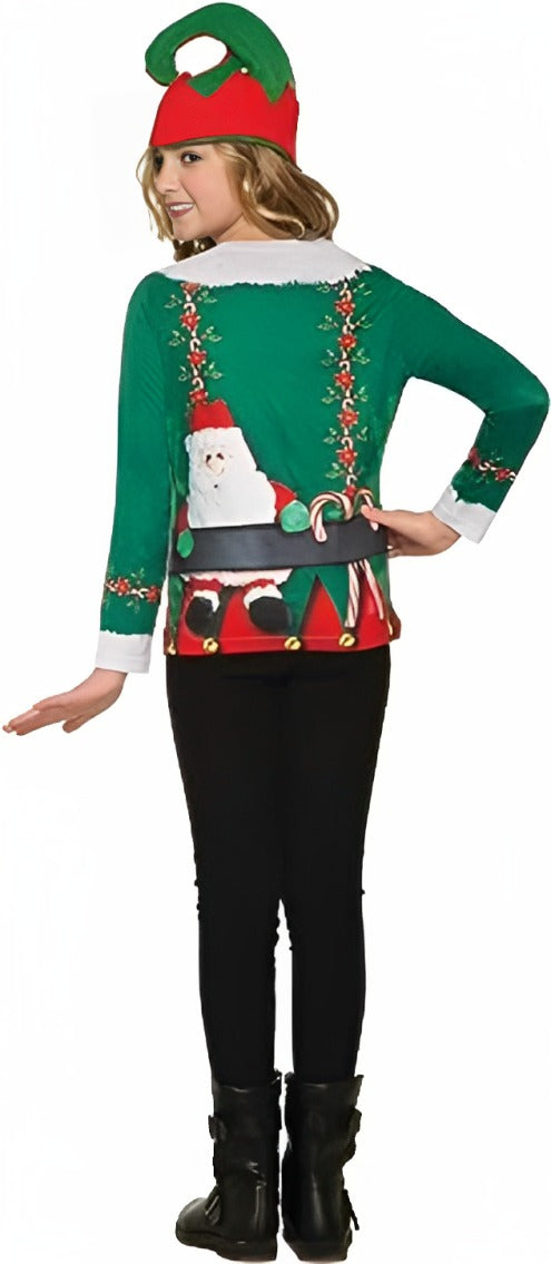 Elf Sublimation Unisex Costume Shirt by Halloween Resource Center only at  TeeJayTraders.com - Image 2