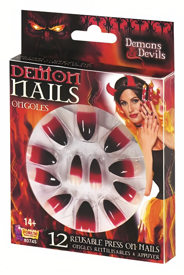 Infernal Devil Temptation Women Nails by Halloween Resource Center only at  TeeJayTraders.com