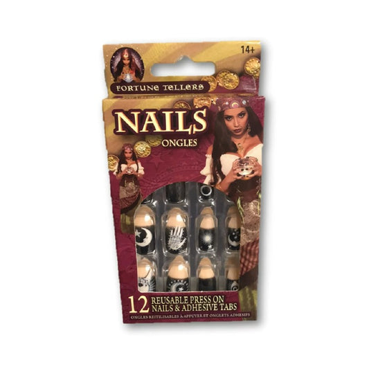 Mystic Fortune Teller Women Nails by Halloween Resource Center only at  TeeJayTraders.com