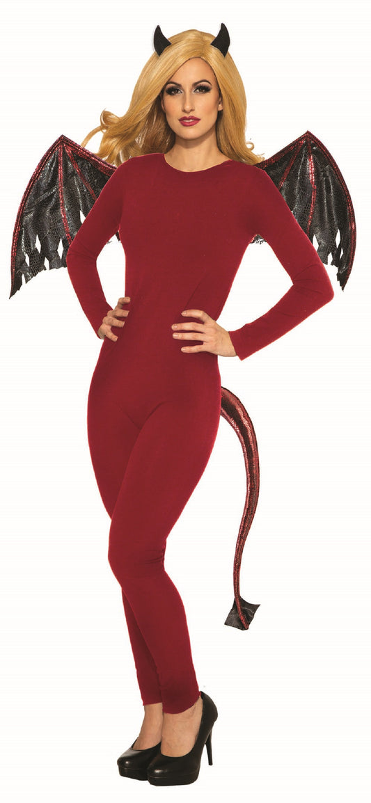 Full Body Woman Unitard Red by Rubies only at  TeeJayTraders.com