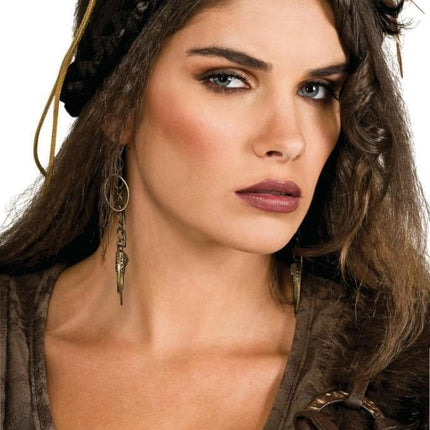 Stone Age Barbarian Women Earrings by Halloween Resource Center only at  TeeJayTraders.com