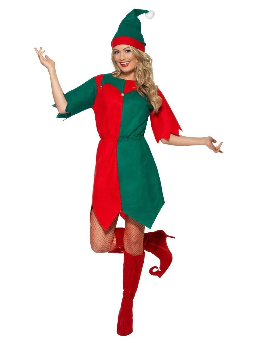 Christmas Elf Women Costume by Smiffy Costumes only at  TeeJayTraders.com - Image 3