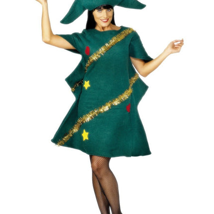 Christmas Tree Women Costume by Smiffy Costumes only at  TeeJayTraders.com - Image 2