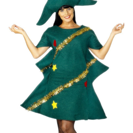 Christmas Tree Women Costume by Smiffy Costumes only at  TeeJayTraders.com