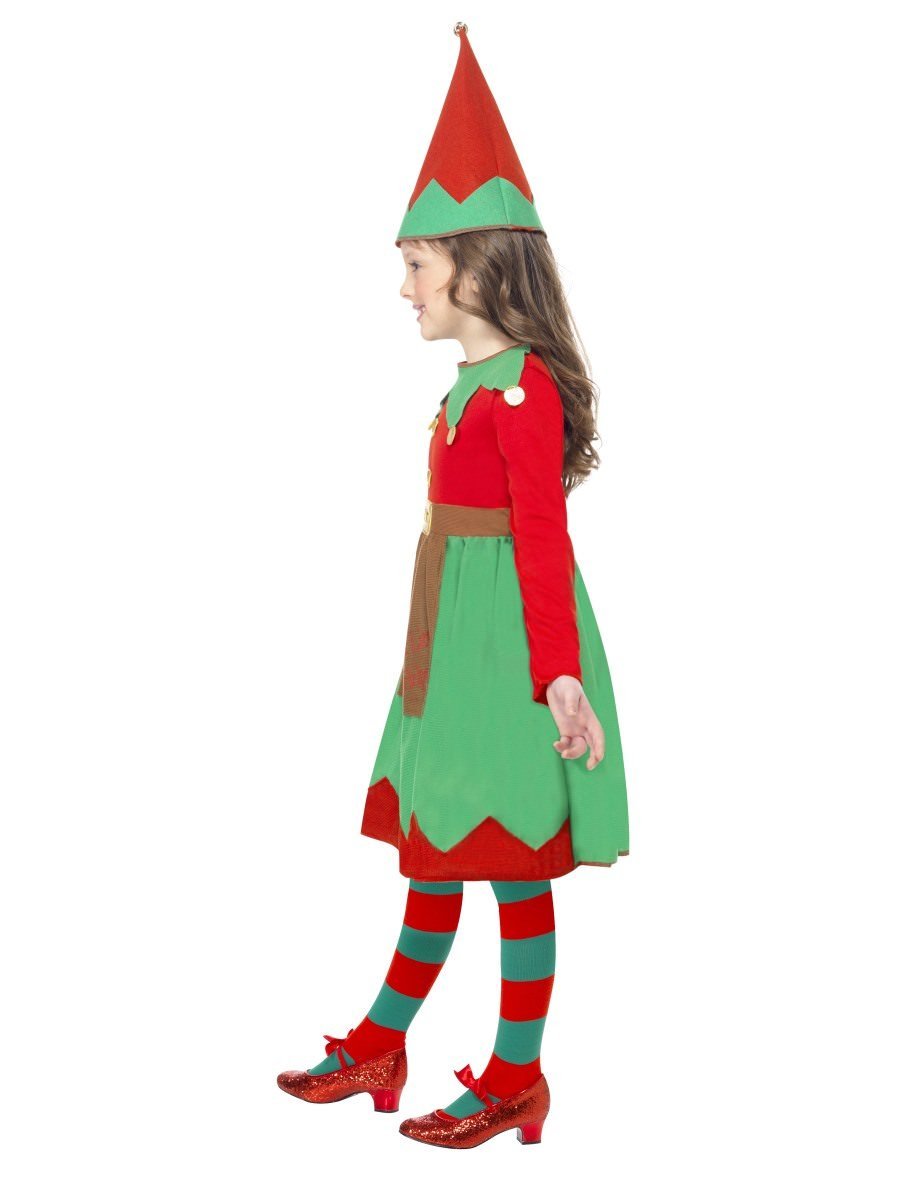 Santa Little Helper Girls Costume by Smiffy Costumes only at  TeeJayTraders.com - Image 2