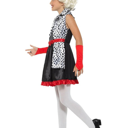 Evil Little Madame Girls Costume by Smiffy Costumes only at  TeeJayTraders.com - Image 3