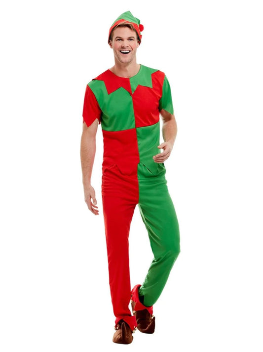 Christmas Elf Men Costume by Smiffy Costumes only at  TeeJayTraders.com