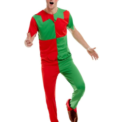 Christmas Elf Men Costume by Smiffy Costumes only at  TeeJayTraders.com - Image 2