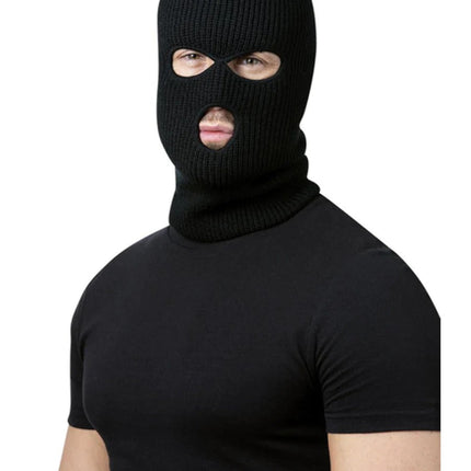Balaclava Ski Mask Black by Smiffy Costumes only at  TeeJayTraders.com