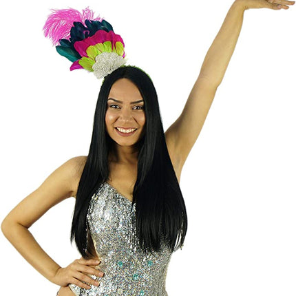 Carnival Feather Samba Costume Headband by Amscan only at  TeeJayTraders.com
