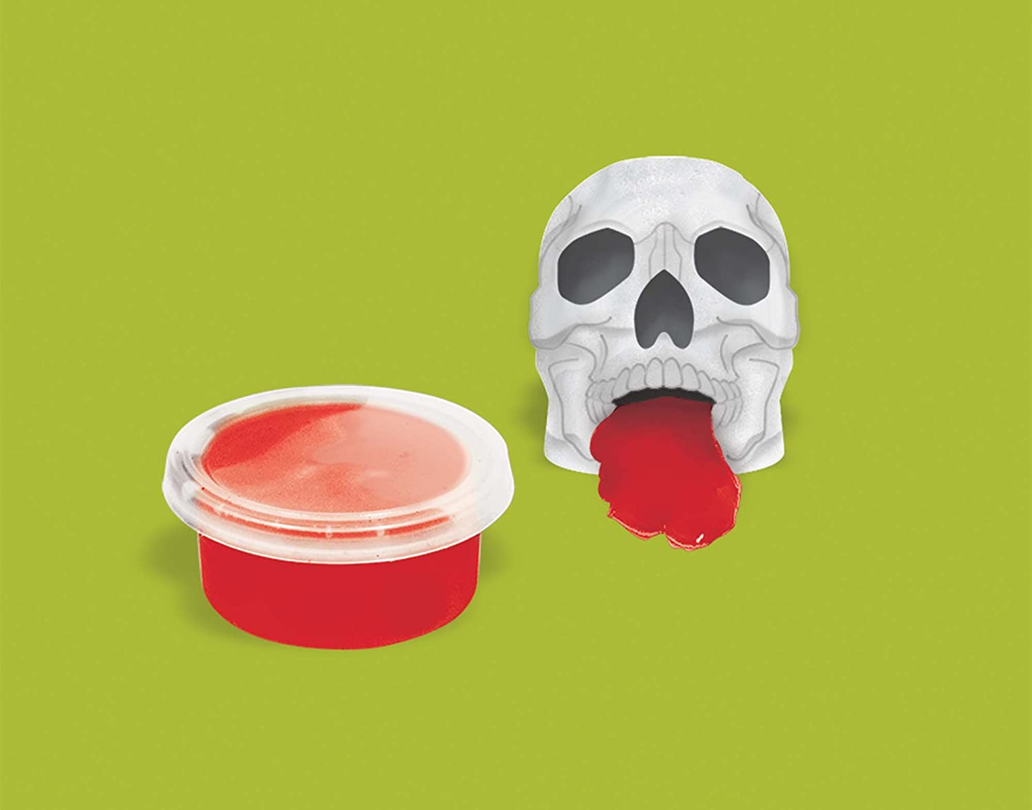 Plastic Skull Ooze Toy by Amscan only at  TeeJayTraders.com