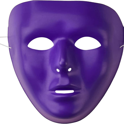 Full Face Mask Purple by Amscan only at  TeeJayTraders.com