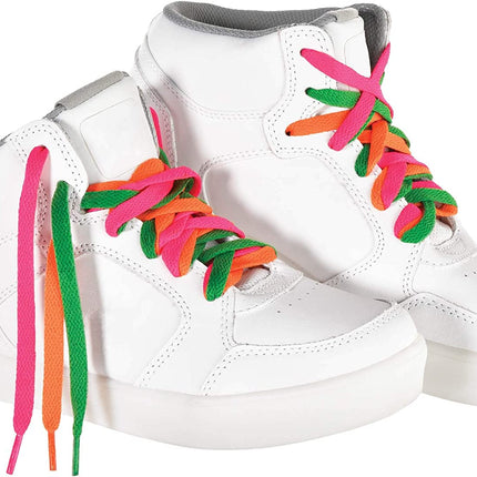 Assorted Color Sneakers Shoelaces by Amscan only at  TeeJayTraders.com