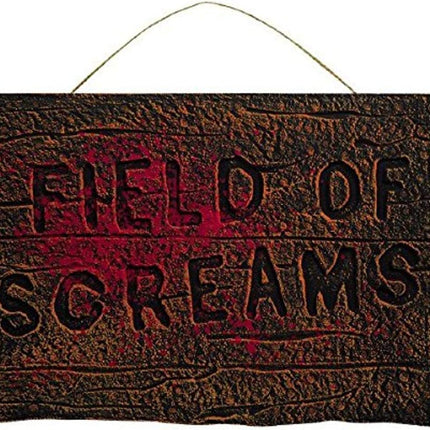 Party Decoration  Halloween Field of Screams Sign by Amscan only at  TeeJayTraders.com
