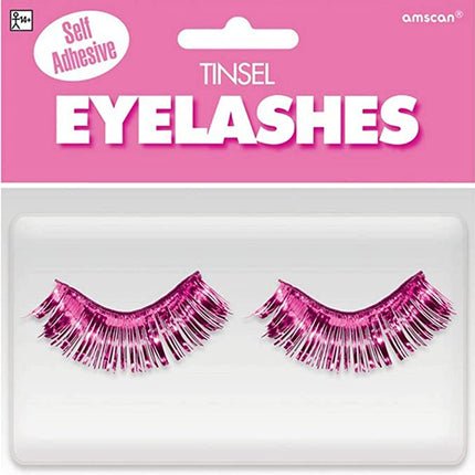 Non Toxic Self Adhesive Tinsel False Eyelashes by Amscan only at  TeeJayTraders.com