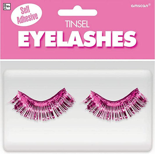 Non Toxic Self Adhesive Tinsel False Eyelashes by Amscan only at  TeeJayTraders.com