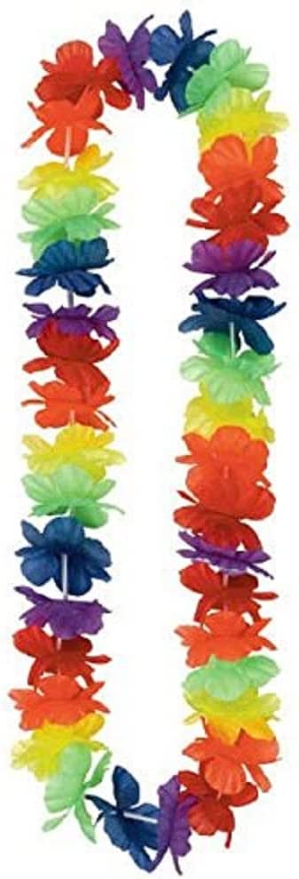 Hawaiian Lei Rainbow by Amscan only at  TeeJayTraders.com