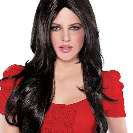Ebony Hot Honey Woman Wig by Amscan only at  TeeJayTraders.com