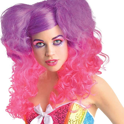 Raging Pony Curls Wig by Amscan only at  TeeJayTraders.com - Image 2