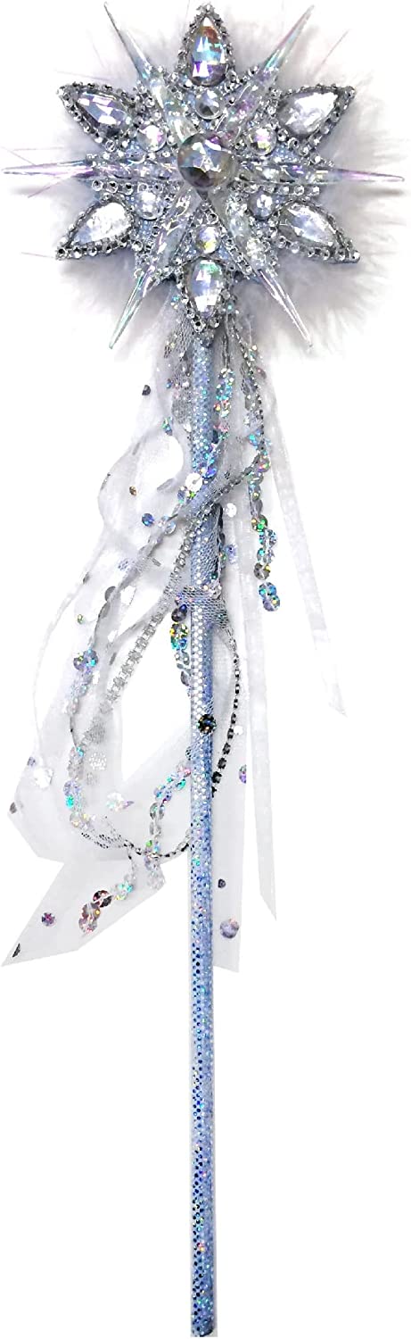 Snowflake Wand Costume Accessory by Amscan only at  TeeJayTraders.com