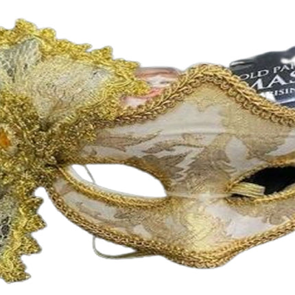 Gold Parisian Mask by Amscan only at  TeeJayTraders.com