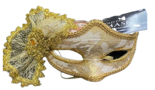 Gold Parisian Mask by Amscan only at  TeeJayTraders.com