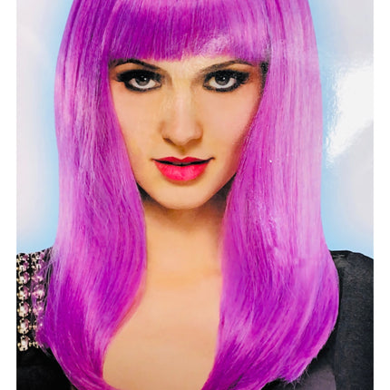Purple Electra Woman Wig by Amscan only at  TeeJayTraders.com