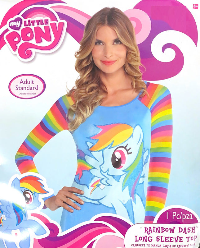 My Little Pony Rainbow Dash Long Sleeve Top by Amscan only at  TeeJayTraders.com