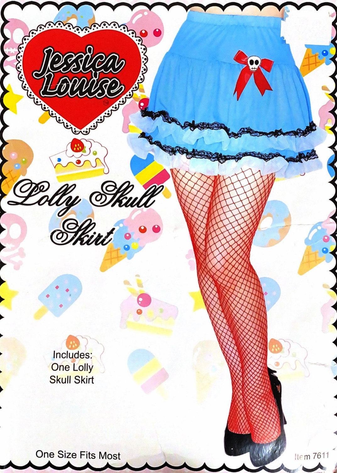 Lolly Skull Costume Skirt by Amscan only at  TeeJayTraders.com