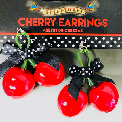 Cherry Earrings by Amscan only at  TeeJayTraders.com