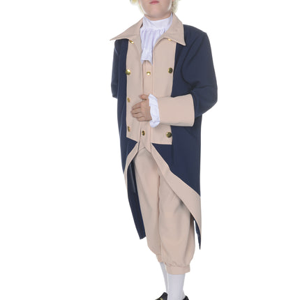 George Washington Boys Colonial Costume by Underwraps Costumes only at  TeeJayTraders.com