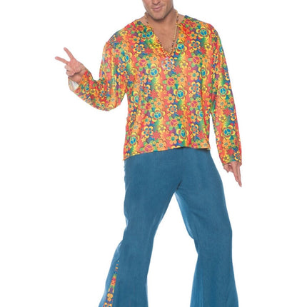 Boogie Down Retro Hippie Men Costume by Underwraps Costumes only at  TeeJayTraders.com