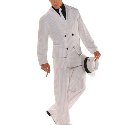 Pin Stripe Gangster Men Costume by Underwraps only at  TeeJayTraders.com