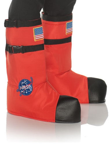 Astronaut Boot Tops Orange by Underwraps Costumes only at  TeeJayTraders.com