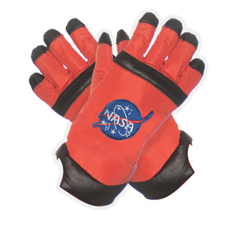 Astronaut Gloves Orange by Underwraps Costumes only at  TeeJayTraders.com